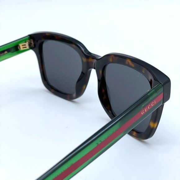 NEW GUCCI GG0001SN 003 Havana Colorful Gray Square Unisex Sunglasses main image 5